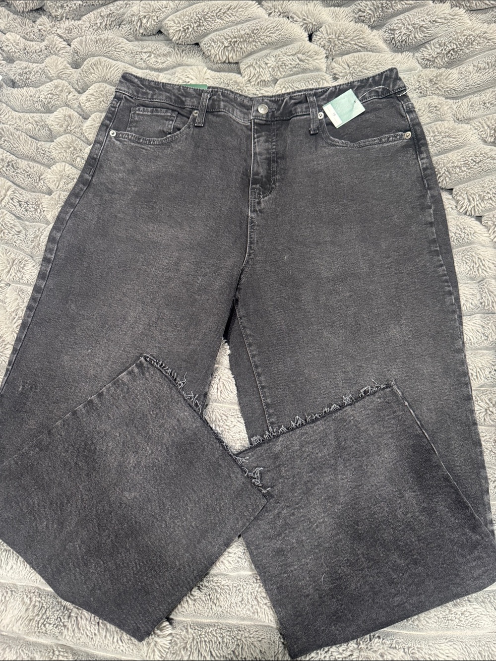wild fable Gray Fleece-Lined Denim Jacket